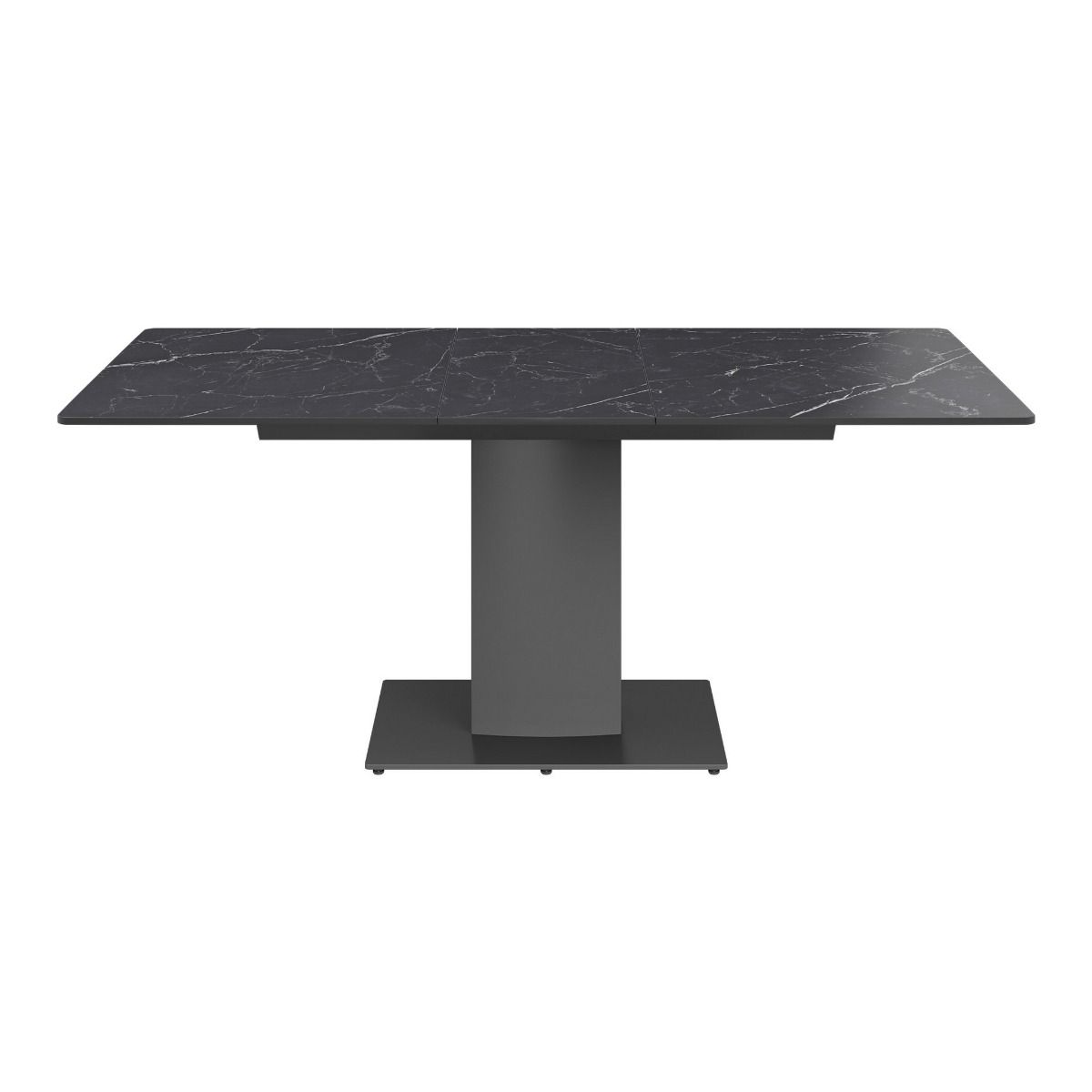 Oakwood Pavico Matte Ceramic Extending Dining Table Set