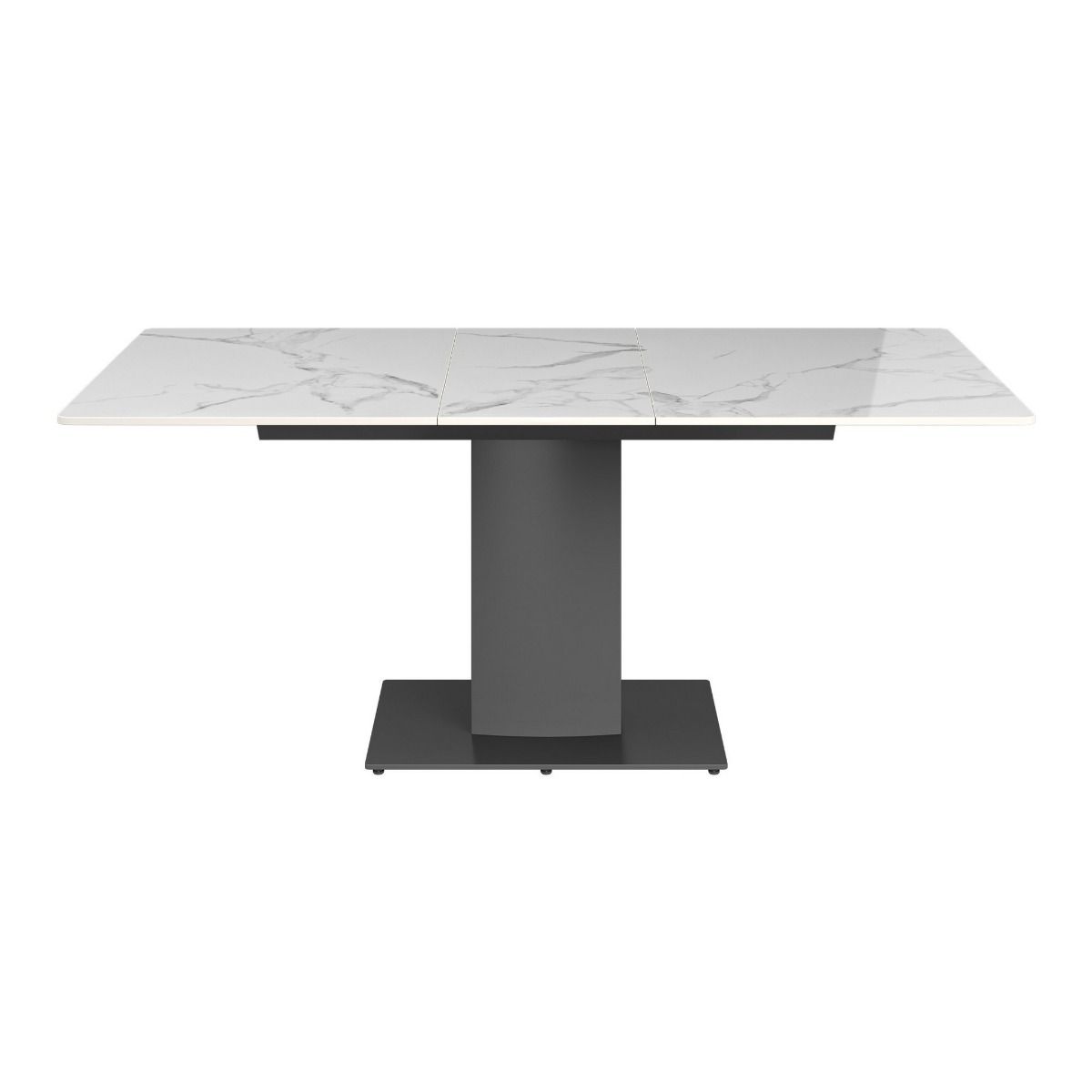 Oakwood Pavico Gloss Ceramic Extending Dining Table Set