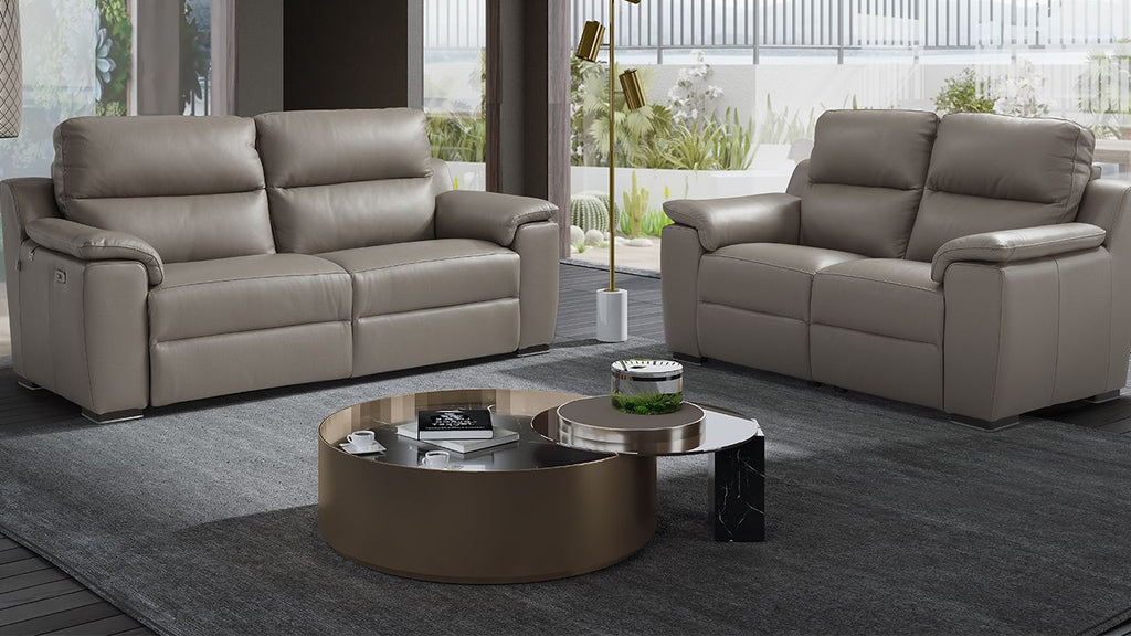 Oakwood Newtrend Concepts Garbo 3 Seater Pure Italian Leather Suite