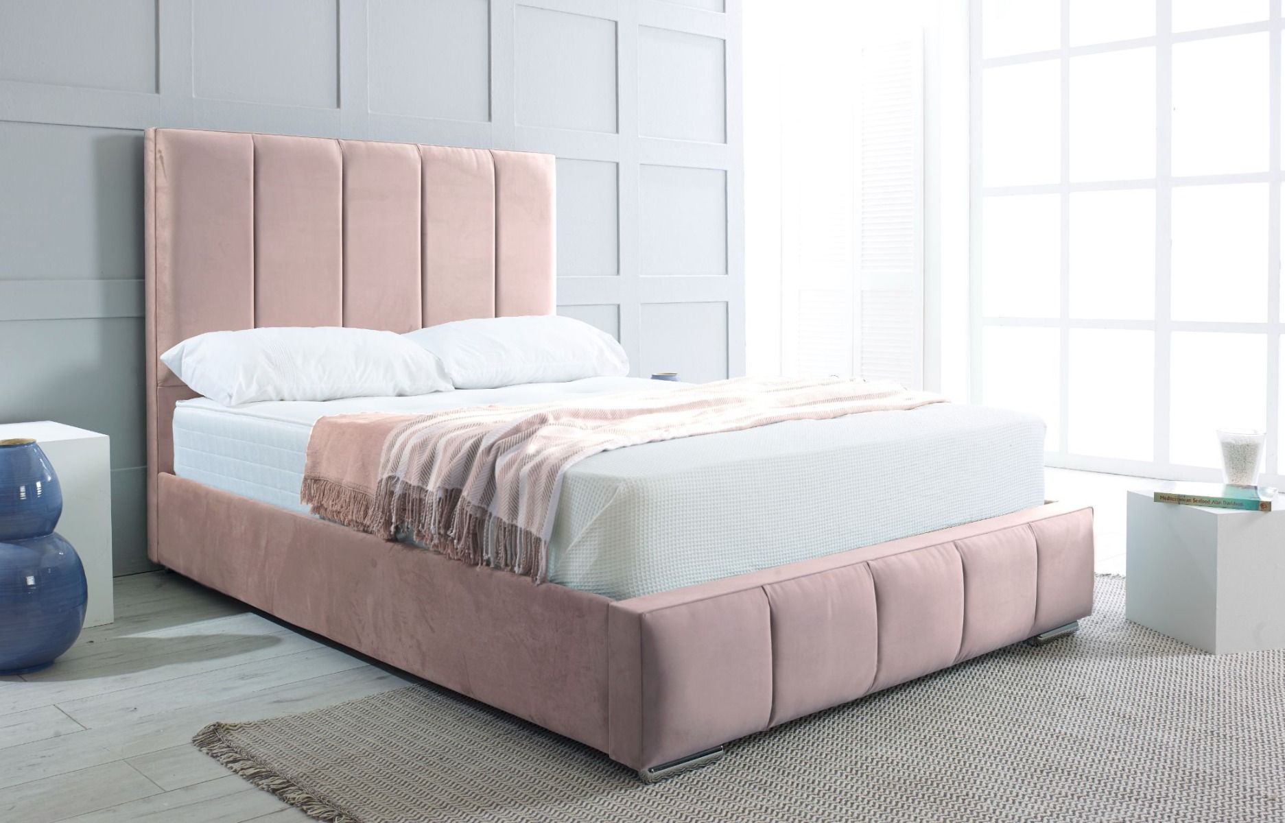 Oakwood Quito Fabric Upholstered Bed Frame