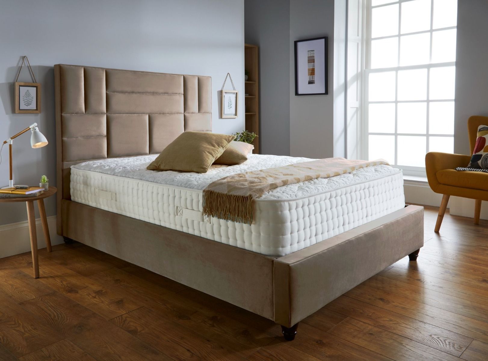 Oakwood Zara Panel Bed Frame