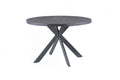 Oakwood Picasso 1.2m Round Dining Table - Dark Grey