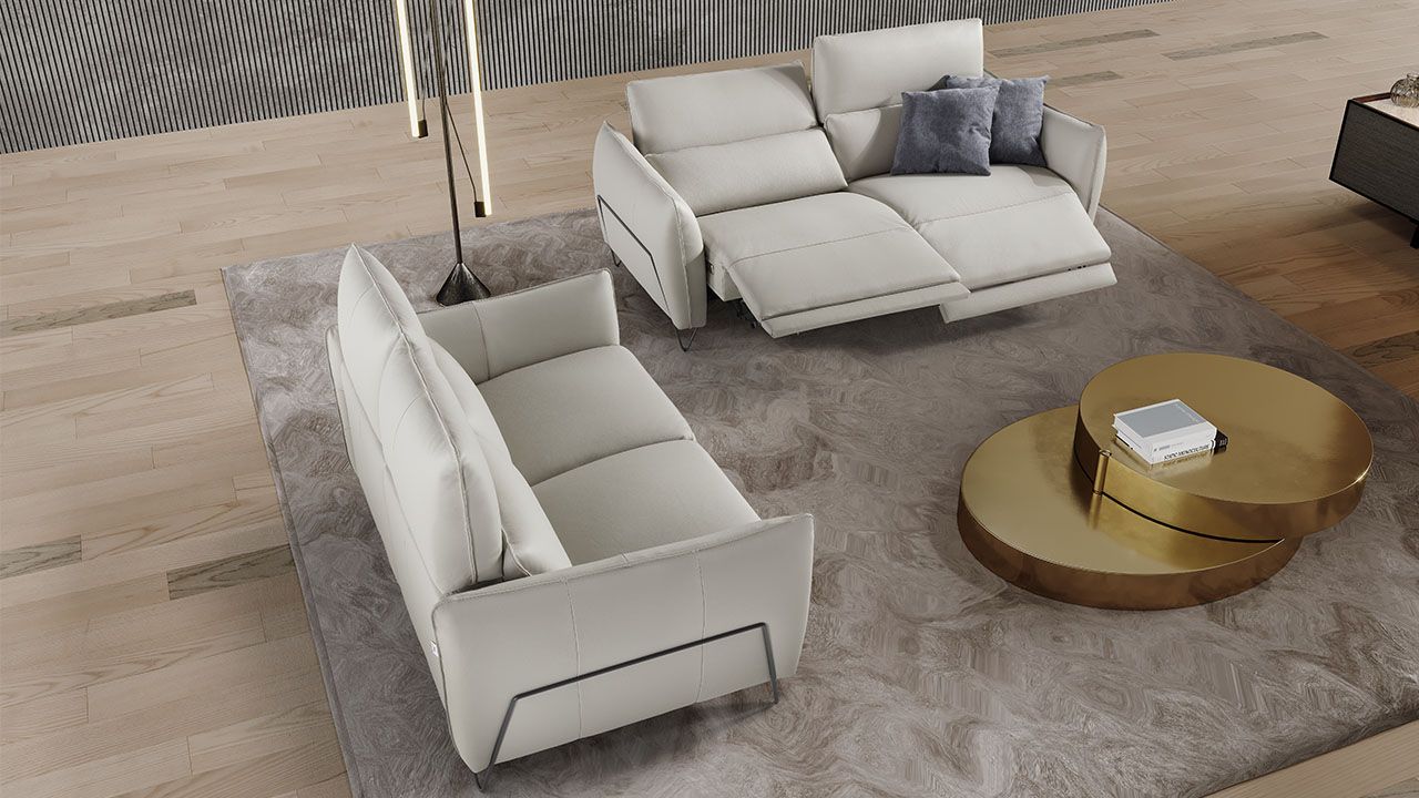 Oakwood Newtrend Concepts Italian Supreme Leather Nashira 3-Seater Sofa