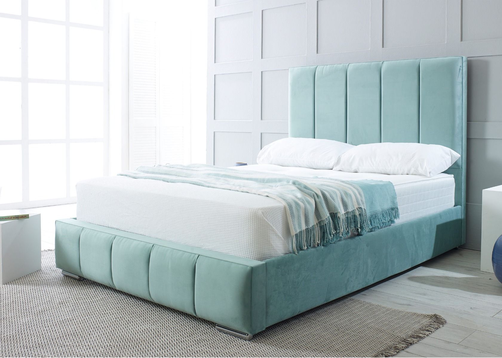Oakwood Quito Fabric Upholstered Bed Frame