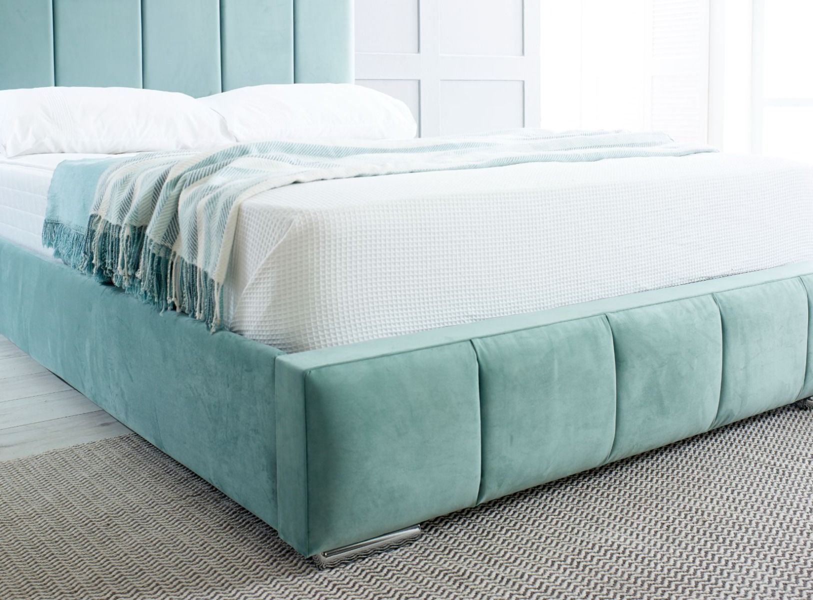 Oakwood Quito Fabric Upholstered Bed Frame