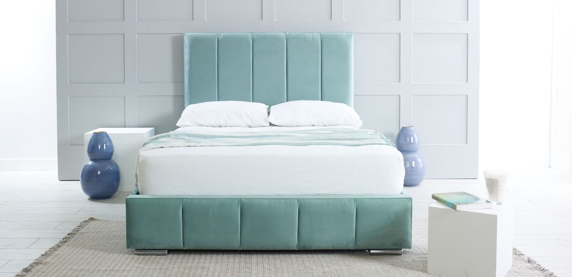 Oakwood Quito Fabric Upholstered Bed Frame