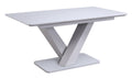 Oakwood Rafaelo Light Grey Matt 1.2M Extending Dining Table