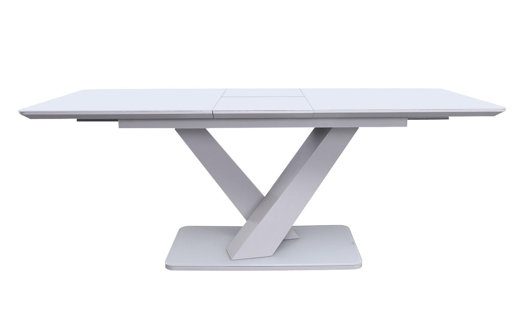 Oakwood Rafaelo Light Grey Matt 1600/2000 Ext Dining Table