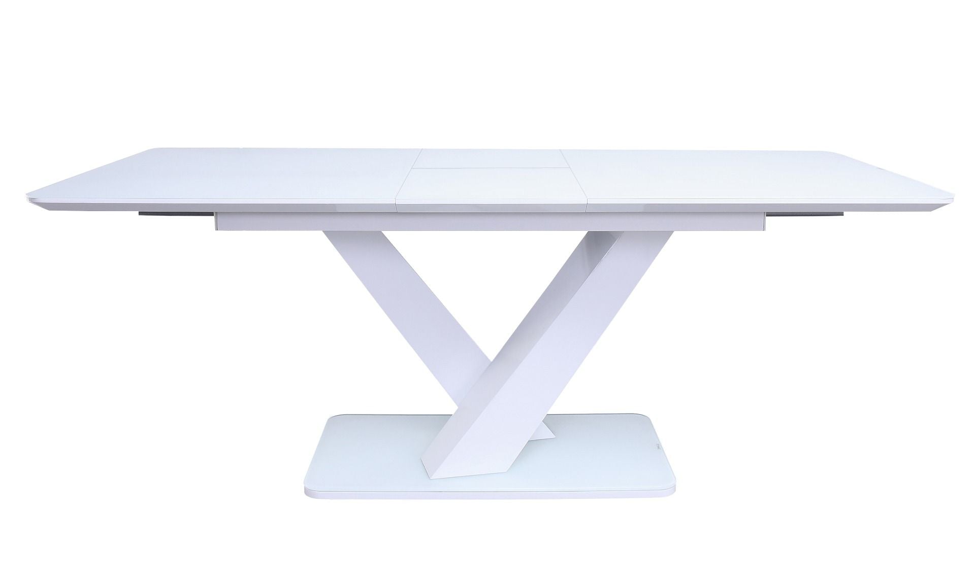 Oakwood Rafaelo High Gloss White 1200/1600 Ext Dining Table