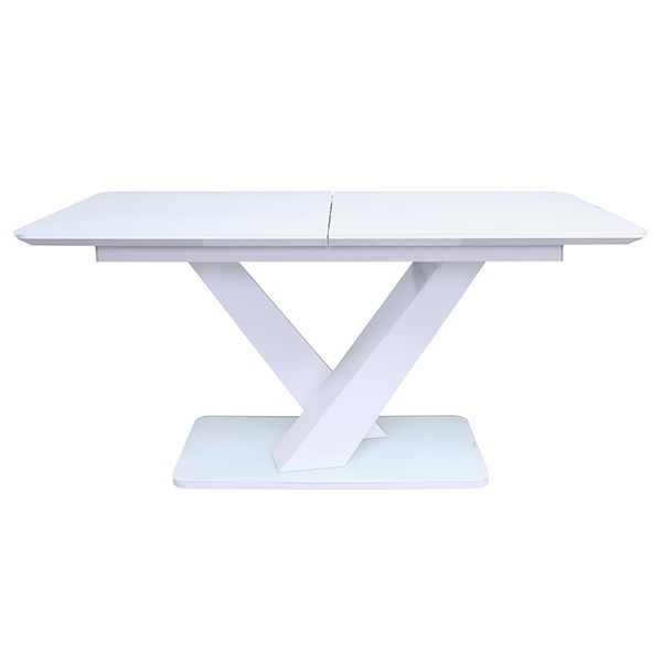 Oakwood Rafaelo High Gloss White 1600/2000 Ext Dining Table
