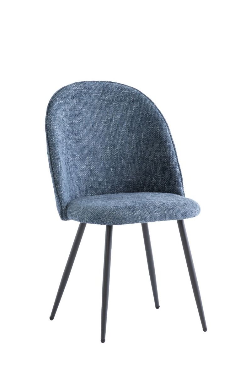 Oakwood 4 x Ramona Fabric Dining Chair - Blue