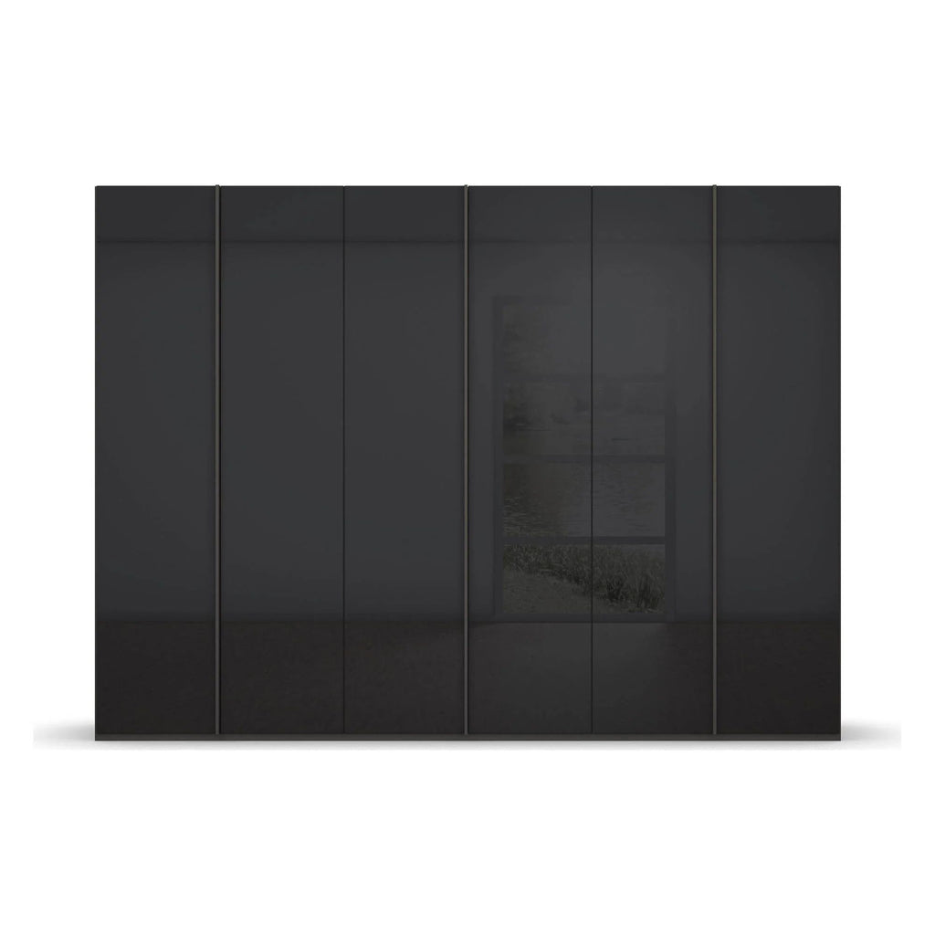 Oakwood Rauch Skat meridian 6 Hinged Door Wardrobe Glass Finish
