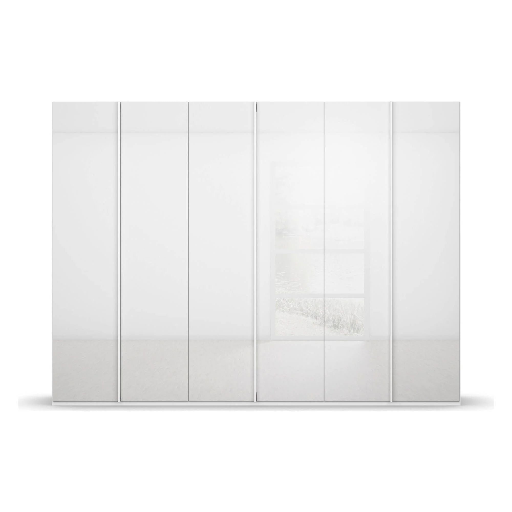 Oakwood Rauch Skat meridian 6 Hinged Door Wardrobe Glass Finish