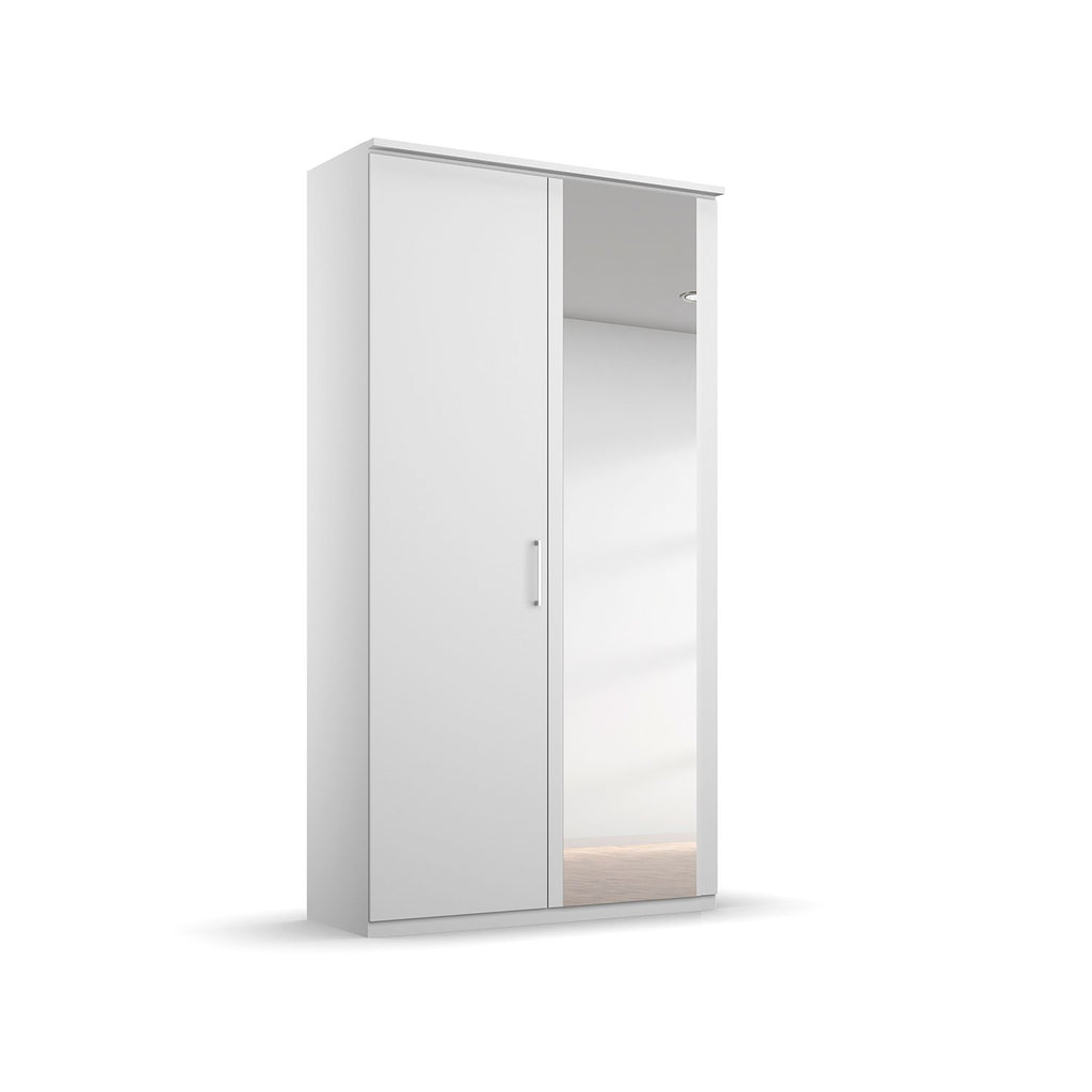 Oakwood Rauch Tellin 2 Hinged Door Wardrobe 1 Mirror Door