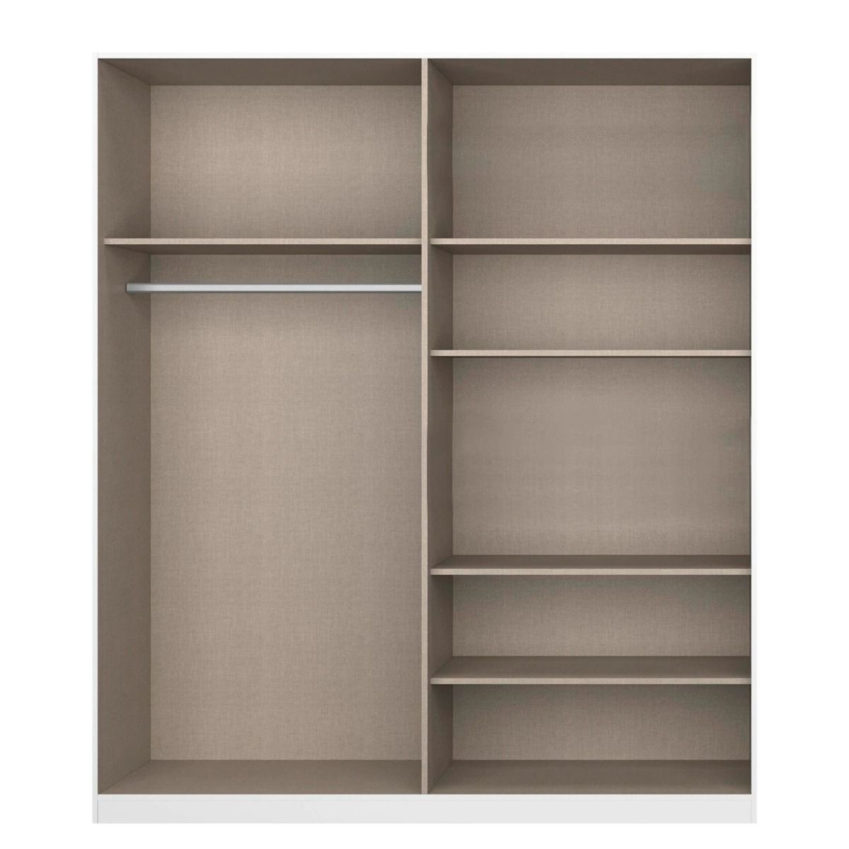 Oakwood Rauch Alabama Sonoma Oak 4 Door Hinged Wardrobe