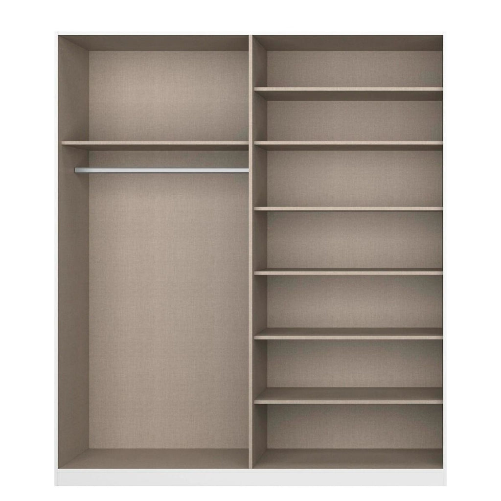 Oakwood Rauch Alabama Alpine White 4 Door Hinged Wardrobe