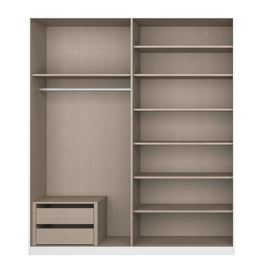 Oakwood Rauch Alabama Sonoma Oak 4 Door Hinged Wardrobe
