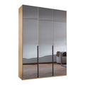 Oakwood Rauch Epsilon Full mirror 3 Door Hinged 136CM Wardrobe