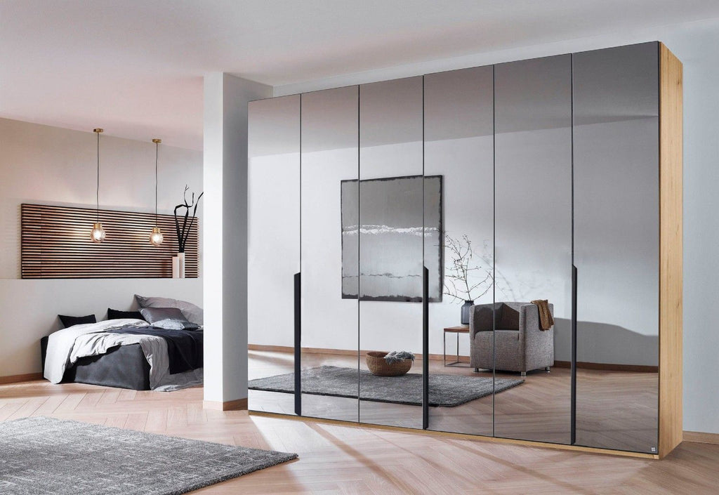 Oakwood Rauch Epsilon with mirror 6 Door Hinged 271CM Wardrobe