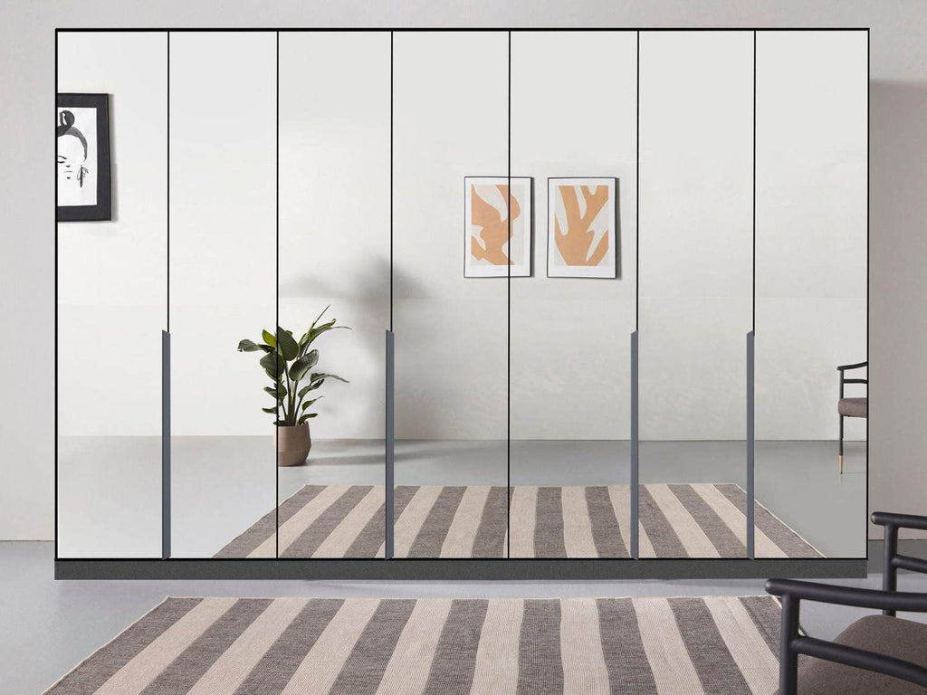 Oakwood Rauch Epsilon with mirror 7 Door Hinged 315 CM Wardrobe