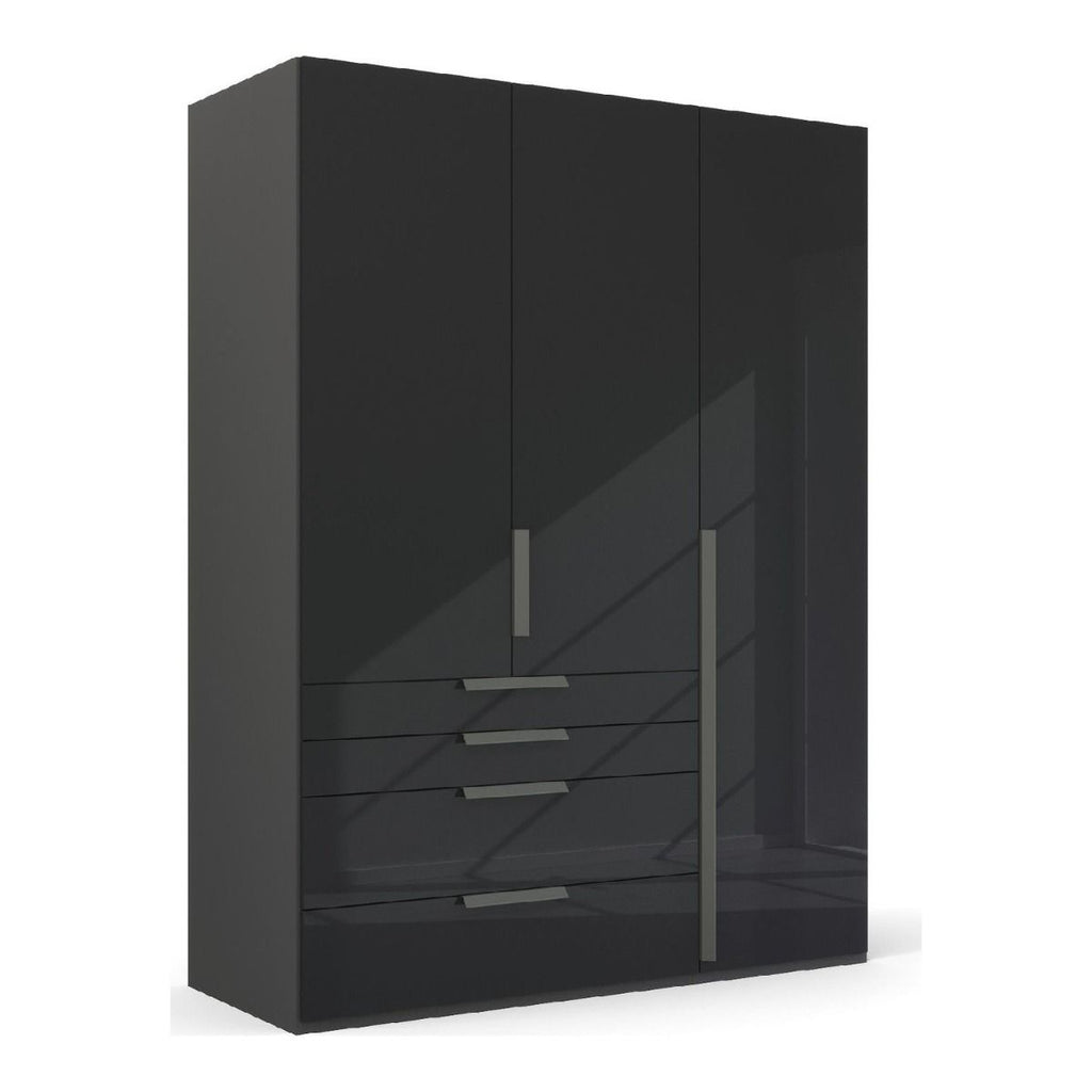Oakwood Rauch Purisma Graphite 3 Door Hinged  Combi Wardrobe