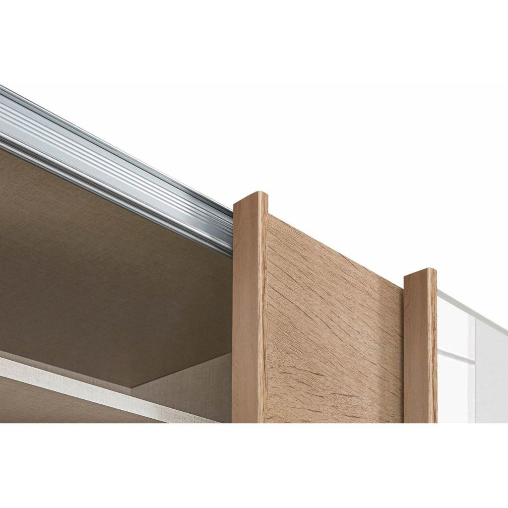 Oakwood Rauch Tubona Sonoma Oak 3 Sliding Door Wardrobe with Premium Interior