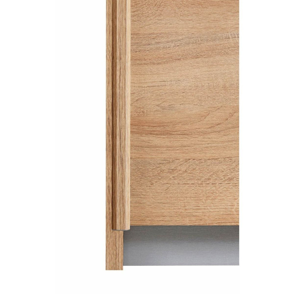 Oakwood Rauch Tubona Sonoma Oak 3 Sliding Door Wardrobe with Premium Interior