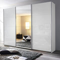 Oakwood Rauch Tubona Glass & Mirror 3 Sliding Door Wardrobe with Premium Interior