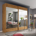 Oakwood Rauch Malibu Artisan Oak 1.81M Sliding Door Wardrobe