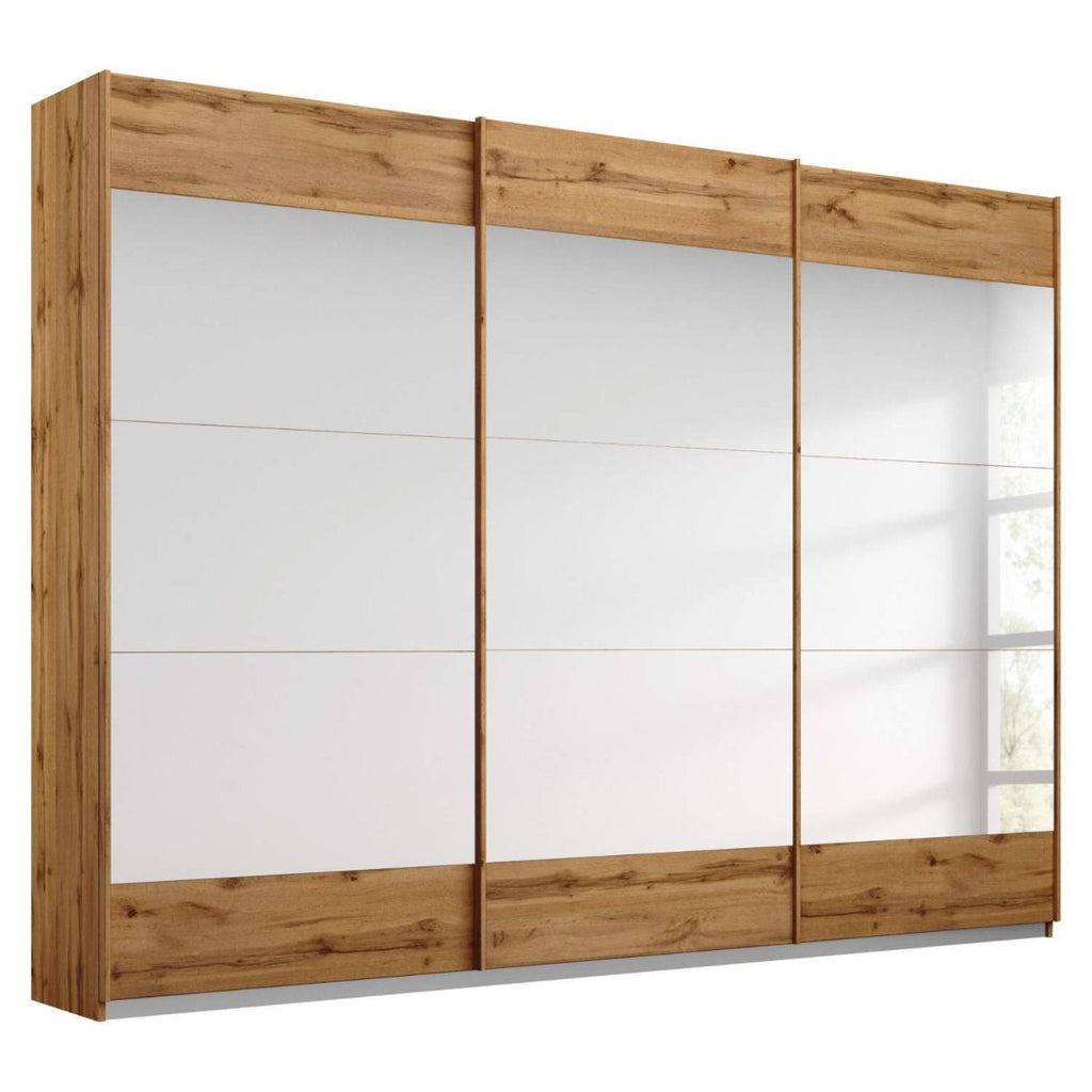 Oakwood Rauch Malibu Artisan Oak 3 Sliding Door Wardrobe