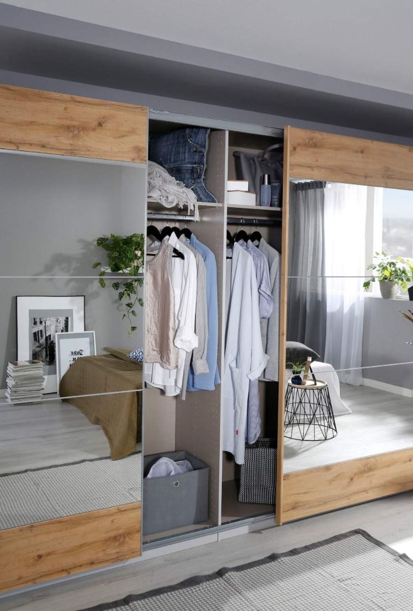 Oakwood Rauch Malibu Artisan Oak 3 Sliding Door Wardrobe