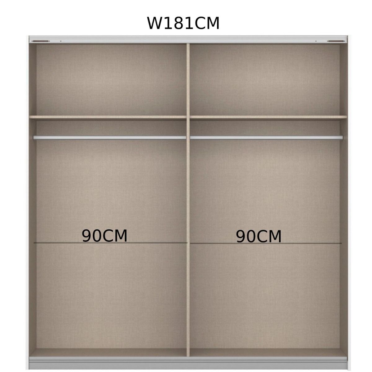 Oakwood Rauch Malibu Artisan Oak Sliding Door Wardrobe