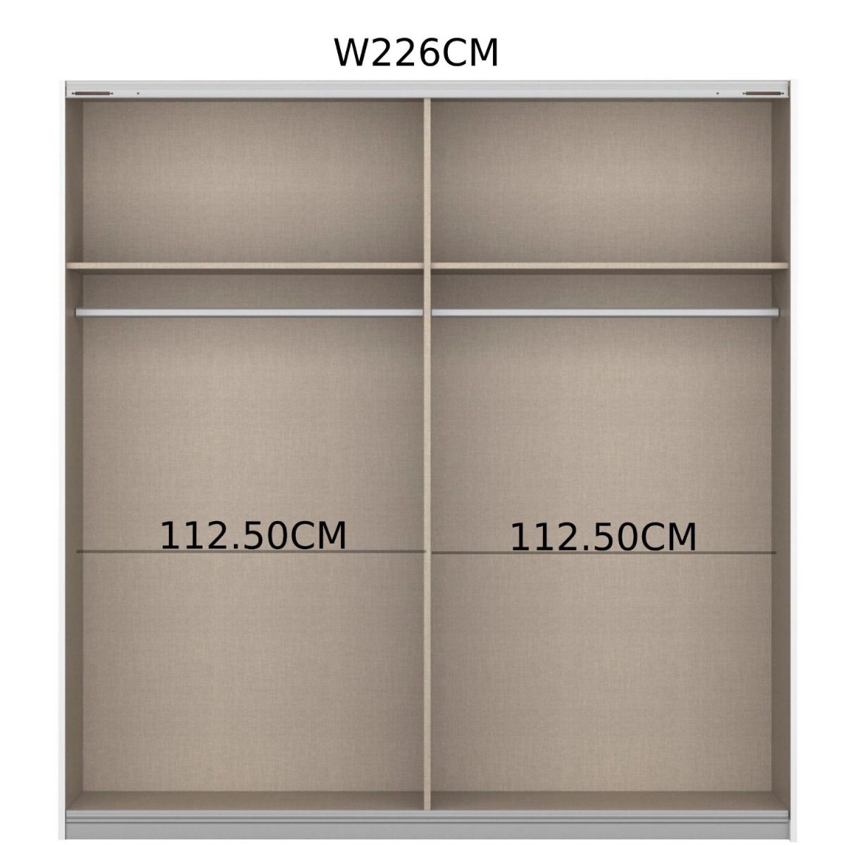 Oakwood Rauch Malibu Artisan Oak Sliding Door Wardrobe
