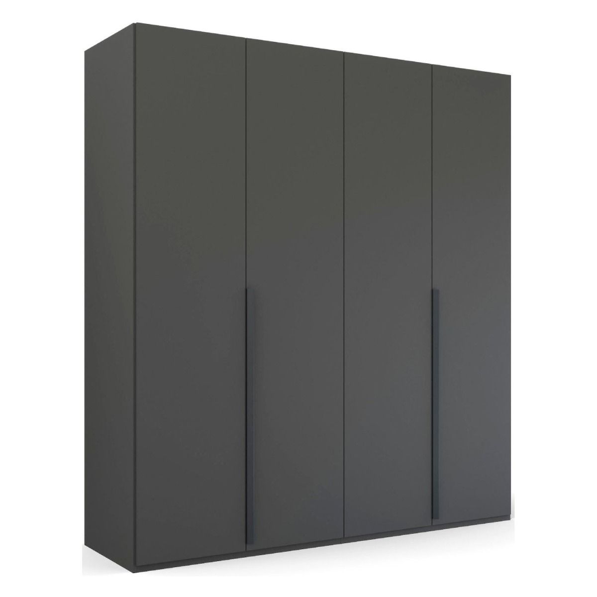Oakwood Rauch Purisma 4 Door Hinged Graphite Fully Loaded Wardrobe