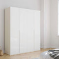 Oakwood Rauch Purisma 4 Door Hinged White Fully Loaded Wardrobe