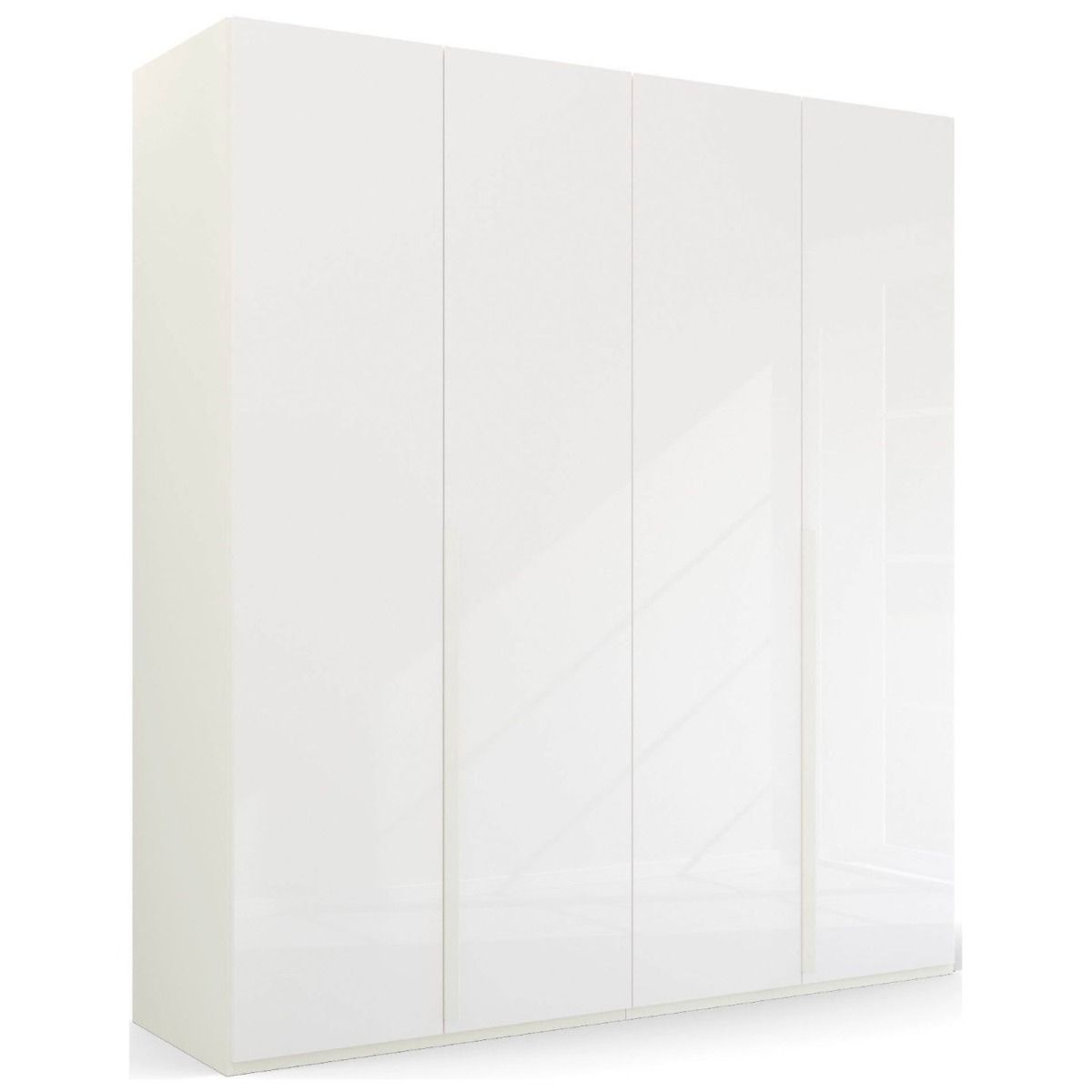 Oakwood Rauch Purisma 4 Door Hinged White Fully Loaded Wardrobe