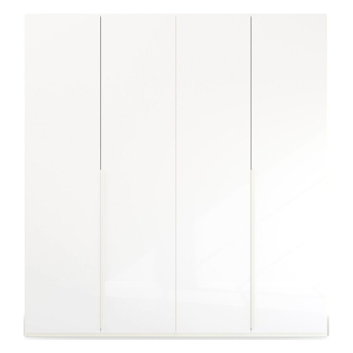 Oakwood Rauch Purisma 4 Door Hinged White Fully Loaded Wardrobe