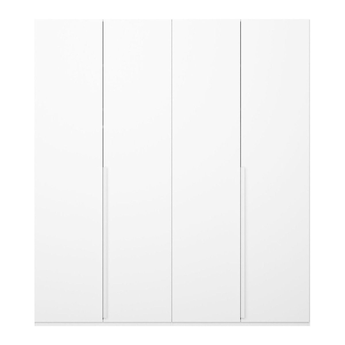 Oakwood Rauch Purisma 4 Door Hinged White Fully Loaded Wardrobe