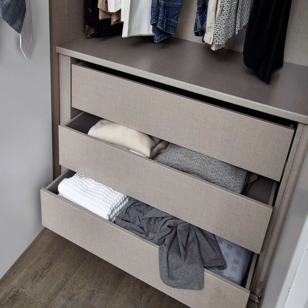Oakwood Rauch Purisma 4 Door Hinged White Fully Loaded Wardrobe