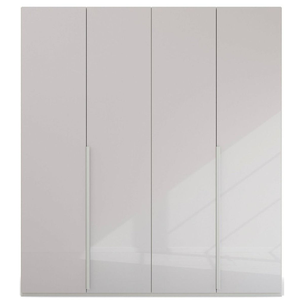 Oakwood Rauch Purisma 4 Door Hinged Silk Grey Fully Loaded Wardrobe