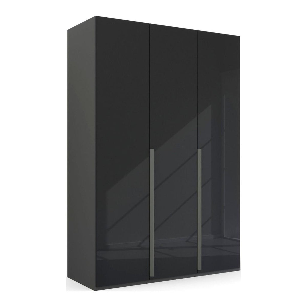 Oakwood Rauch Purisma 3 Door Hinged Graphite Fully Loaded Wardrobe 150CM