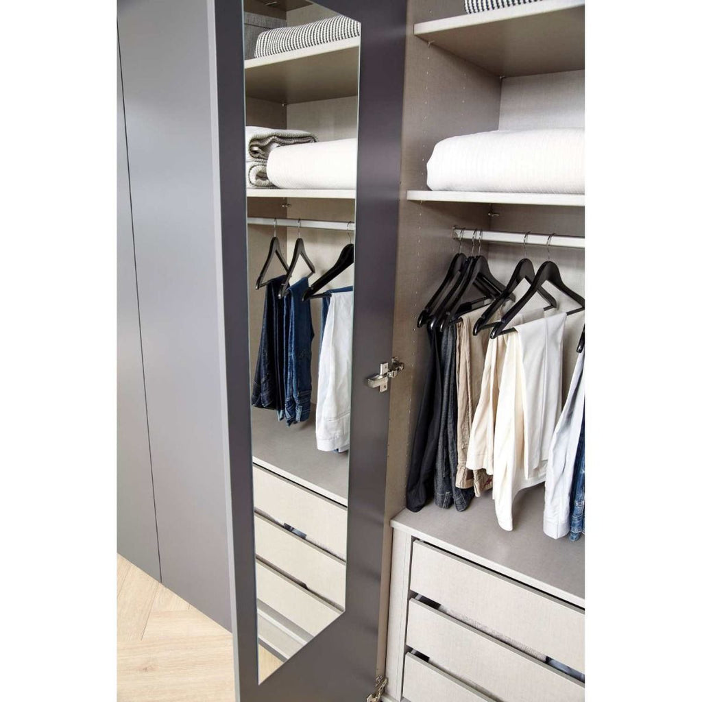 Oakwood Rauch Purisma 3 Door Hinged Graphite Fully Loaded Wardrobe 150CM