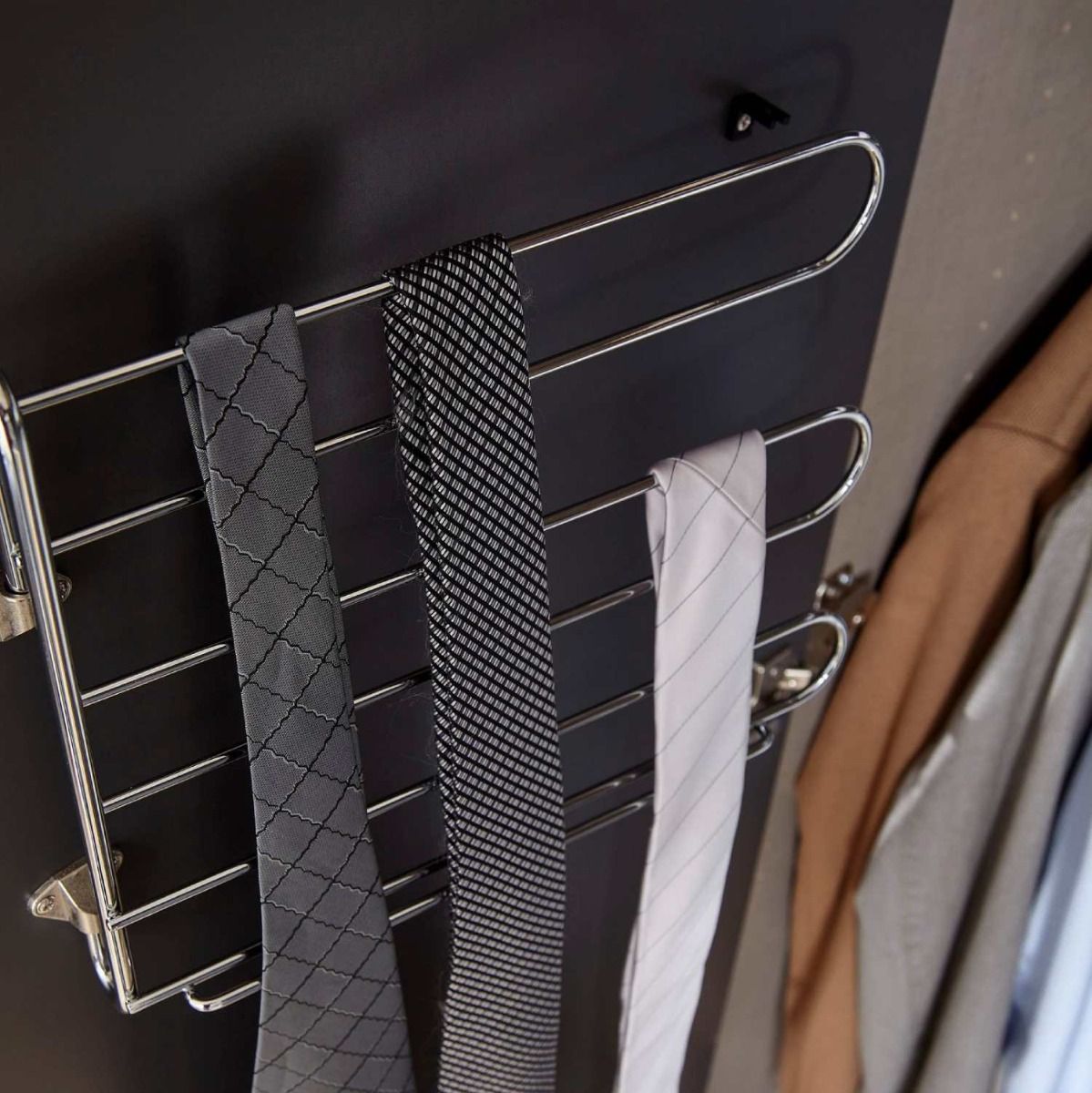 Oakwood Rauch Purisma 3 Door Hinged Graphite Fully Loaded Wardrobe 150CM