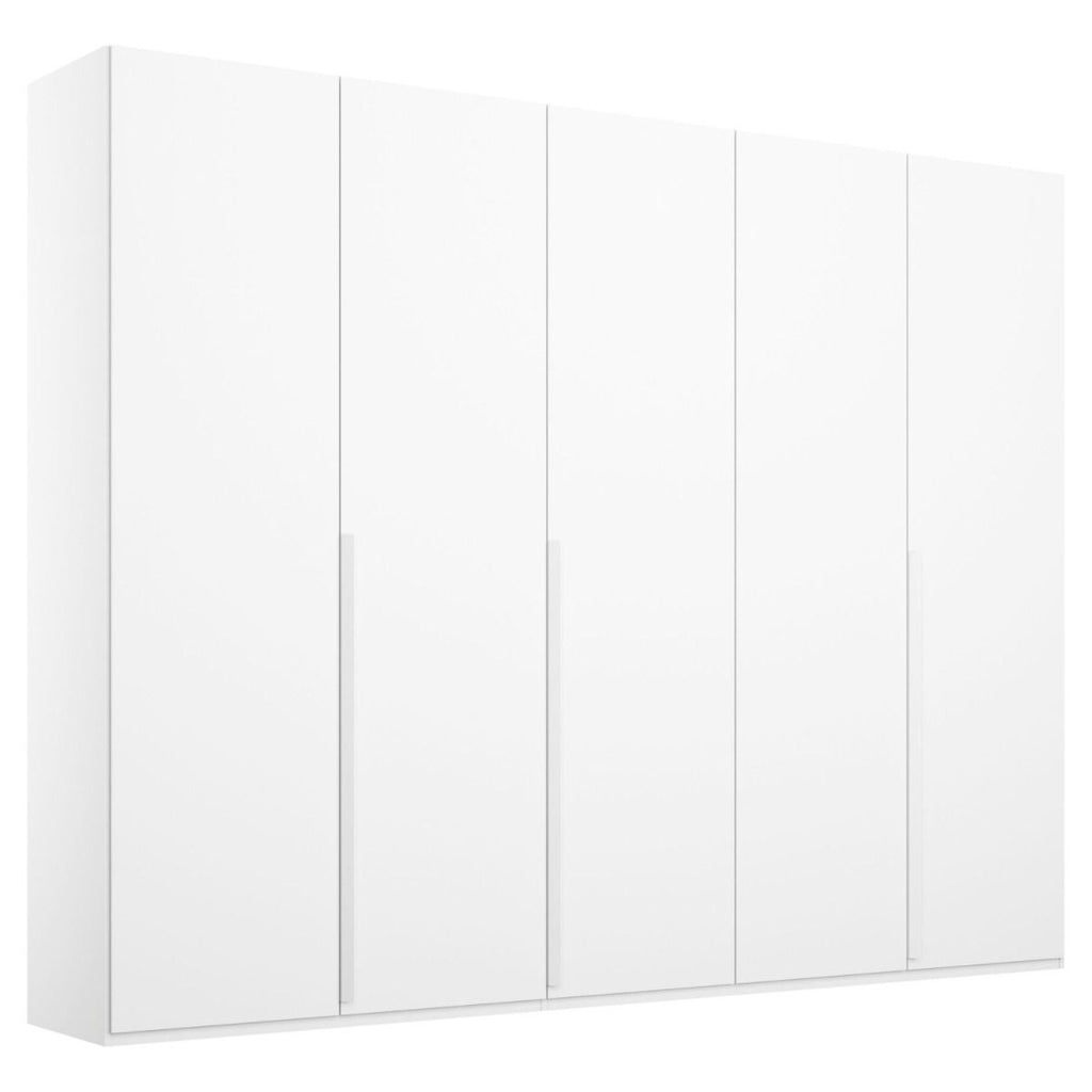 Oakwood Rauch Purisma White 5 Door Hinged Wardrobe 251CM