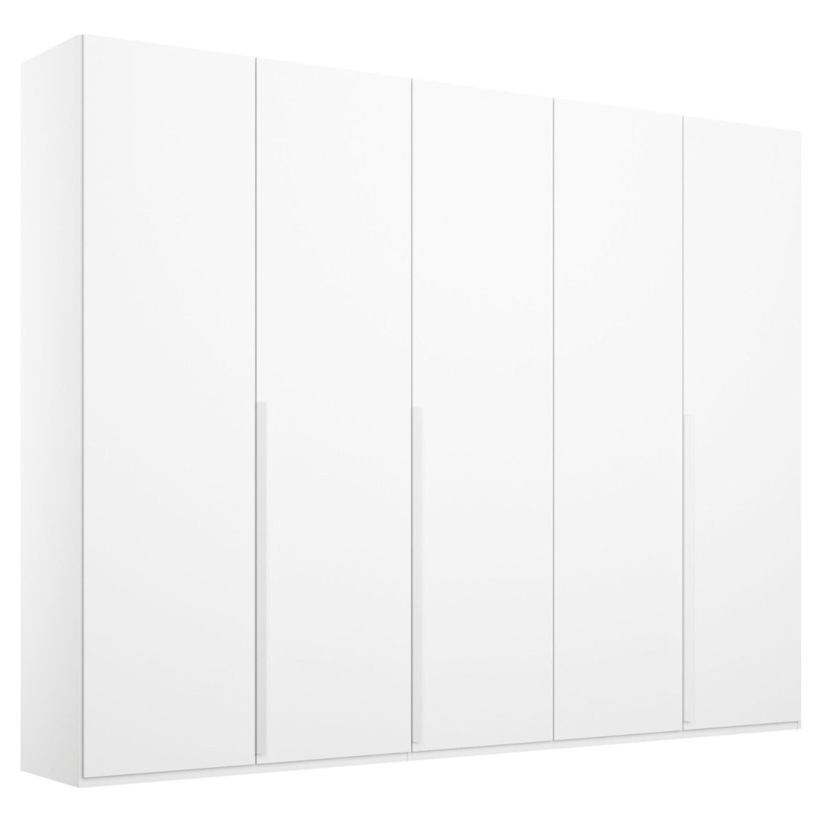 Oakwood Rauch Purisma White 5 Door Hinged Wardrobe 251CM