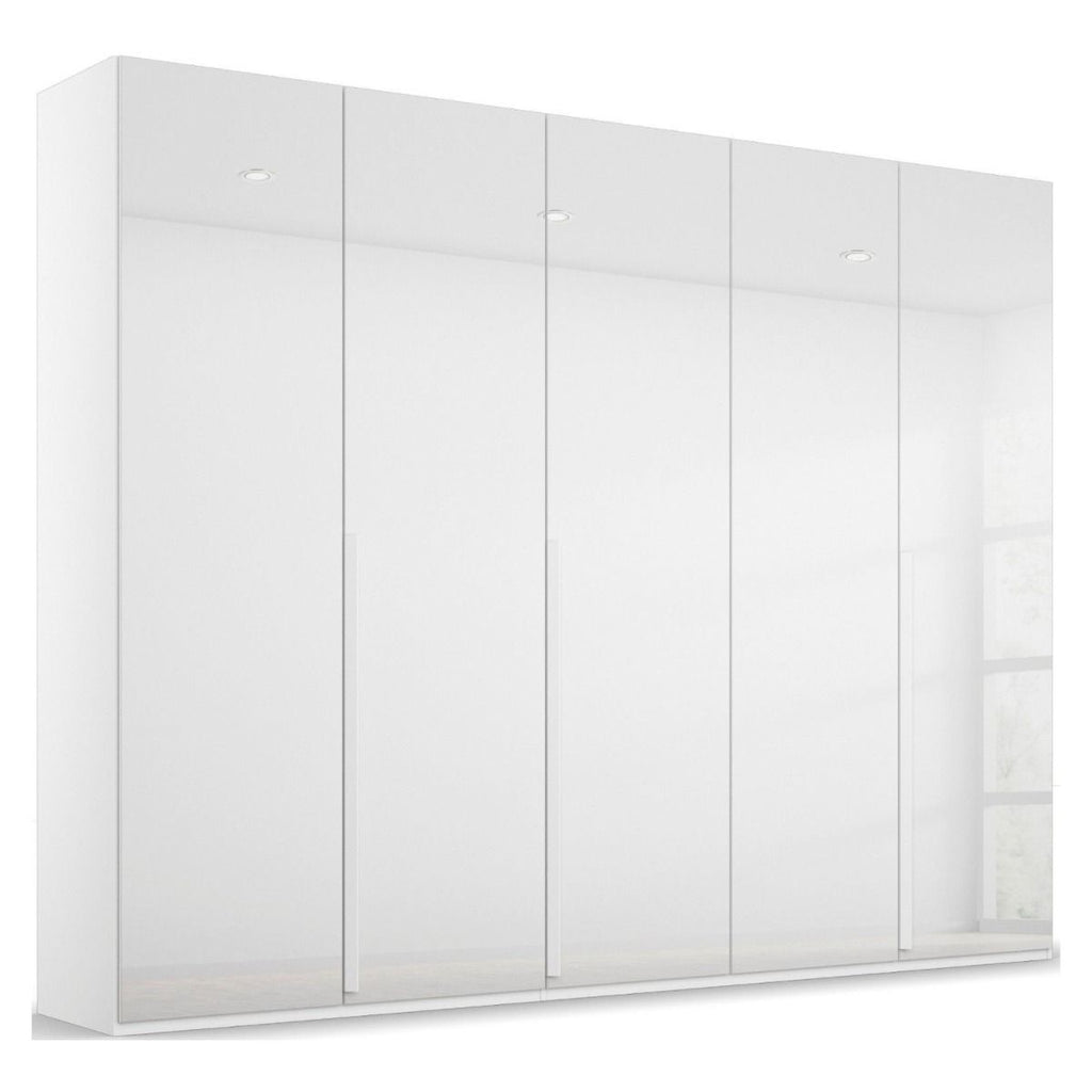 Oakwood Rauch Purisma White 5 Door Hinged Wardrobe 251CM