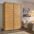 Oakwood Rauch Bristol Artisan Oak Sliding Door Wardrobe 131CM