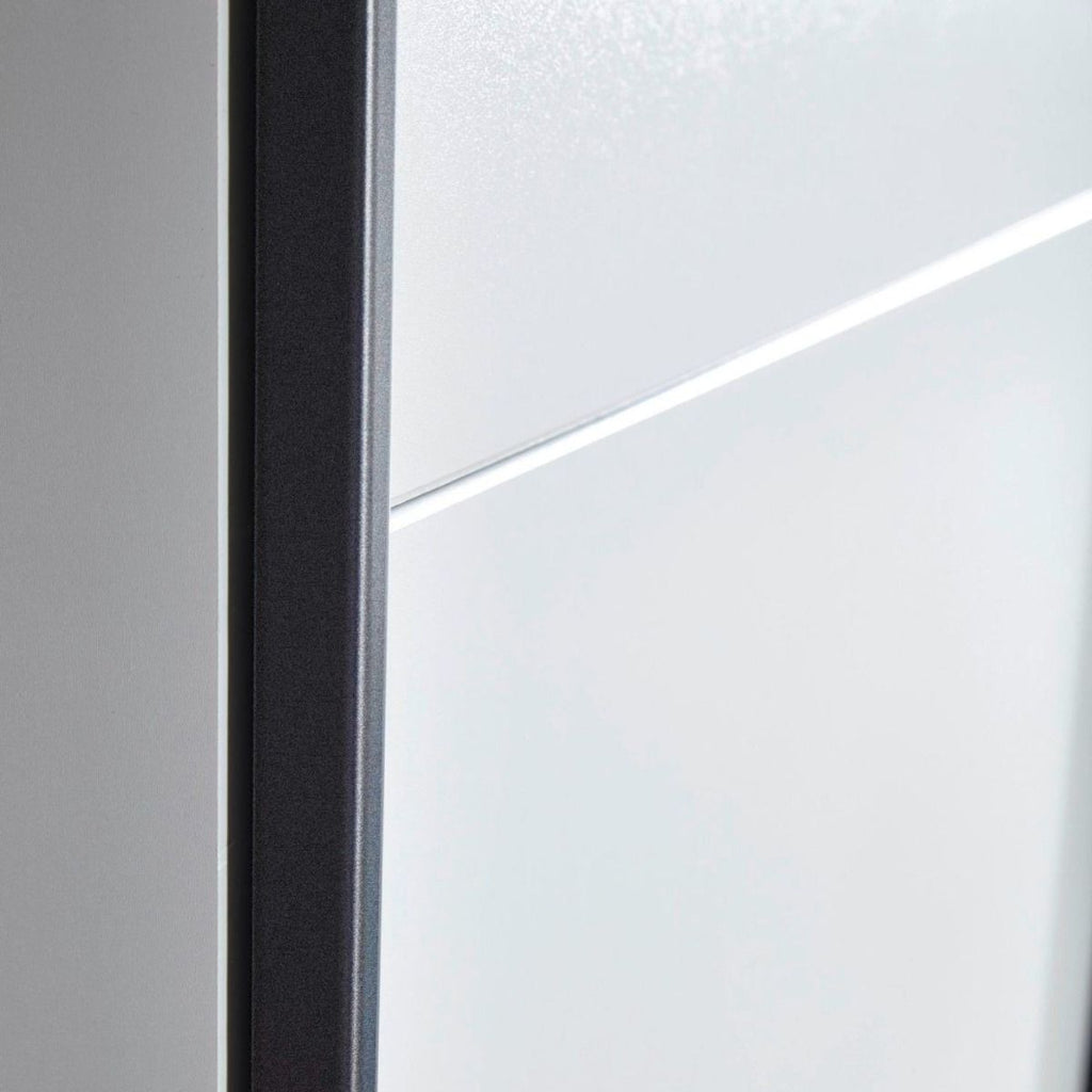 Oakwood Rauch Bristol White Sliding Door Wardrobe 131CM