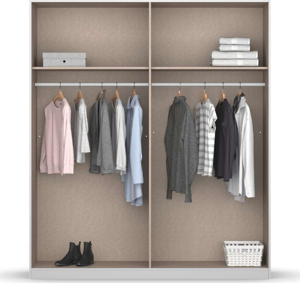 Oakwood Rauch Bristol Artisan Oak Sliding Door Wardrobe 131CM