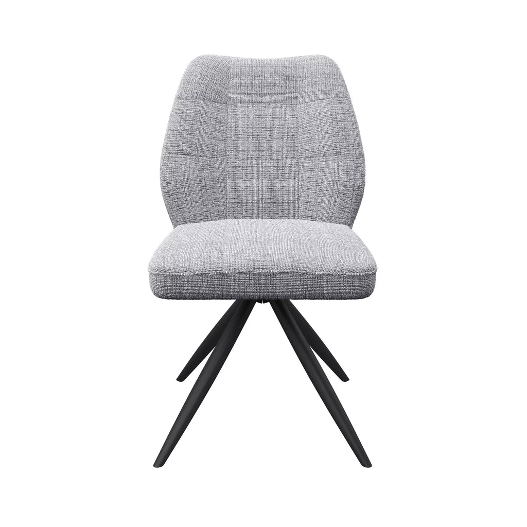 Oakwood Ravello Fabric Swivel Dining Chair